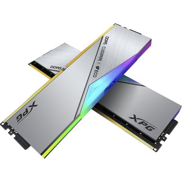 XPG 48GB (2X 24GB) DDR5 CUDIMM 8400MHZ CL40 RGB DUAL KIT PC RAM LANCER SILVER AX5CU8400C4024G-DCLACRSG