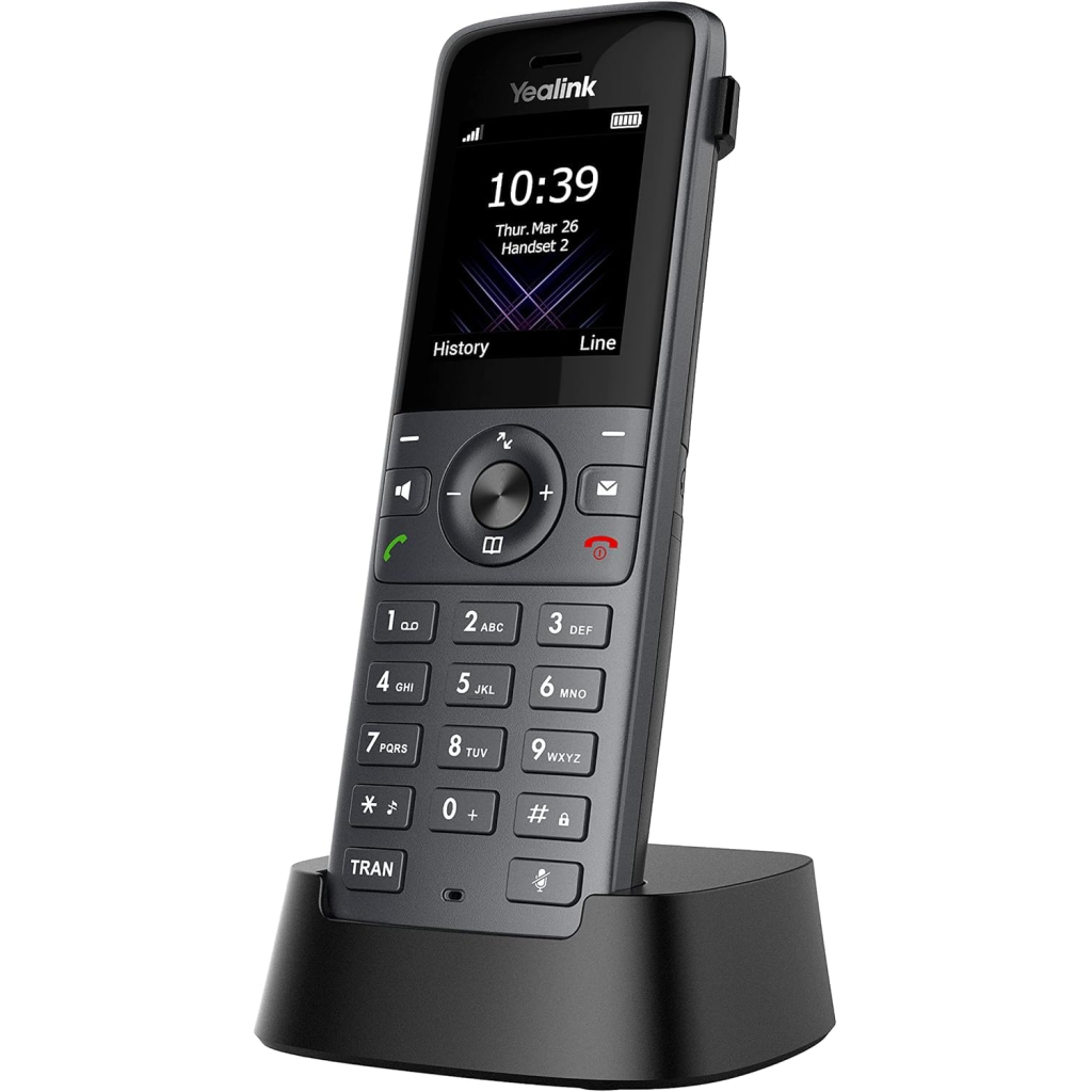 YEALINK W78H, Dect, Kablosuz IP TELEFON, Siyah, 2.4