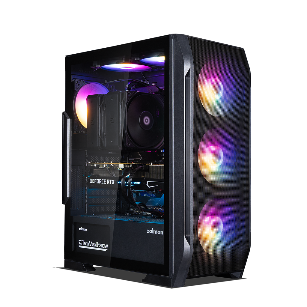 ZALMAN N7 Plus V2, 700W 80+, Mesh Panel, Tempered Glass, 6x120mm RGB Fan, ATX GAMING KASA