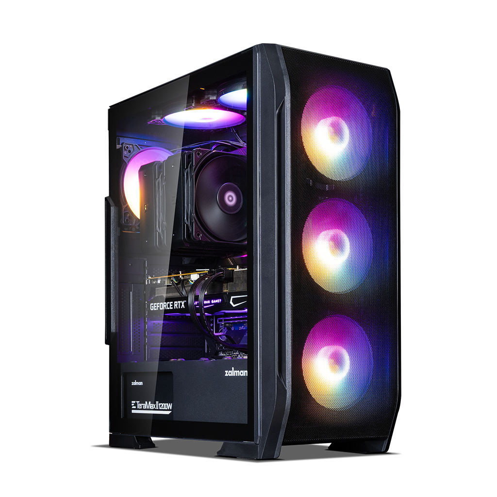 ZALMAN N7 Plus V2, 700W 80+, Mesh Panel, Tempered Glass, 6x120mm RGB Fan, ATX GAMING KASA