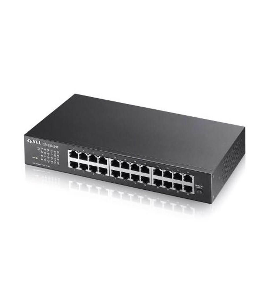 ZYXEL 24PORT GS1100-24E V3 GİGABYT YÖNETİLMEZ SWİTCH MASAÜSTÜ
