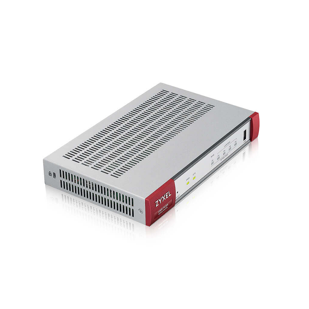 ZYXEL ZYWALL USG FLEX100, Firewall Cihazı, +1 Yıllık Lisans Dahil (50 Kullanıcı)
