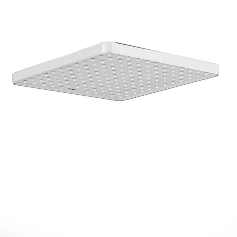 Teska25*25 cm Kare Tepe Duşu-Krom&Beyaz