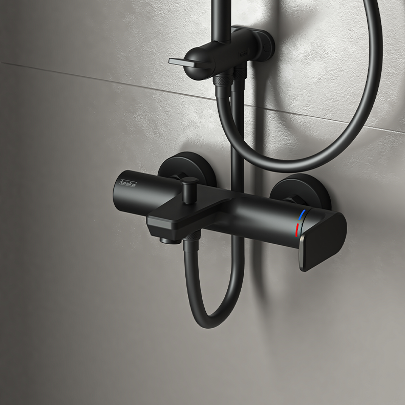 TeskaNovella Banyo Bataryası-Siyah