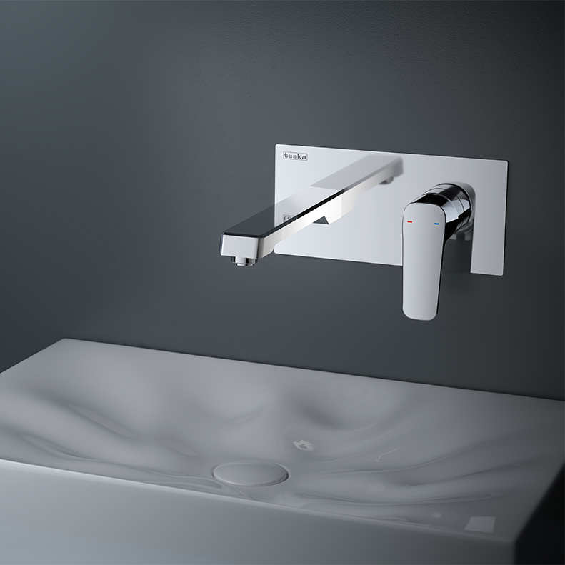 TeskaQuasar Pro Ank. Lavabo Bataryası-Krom