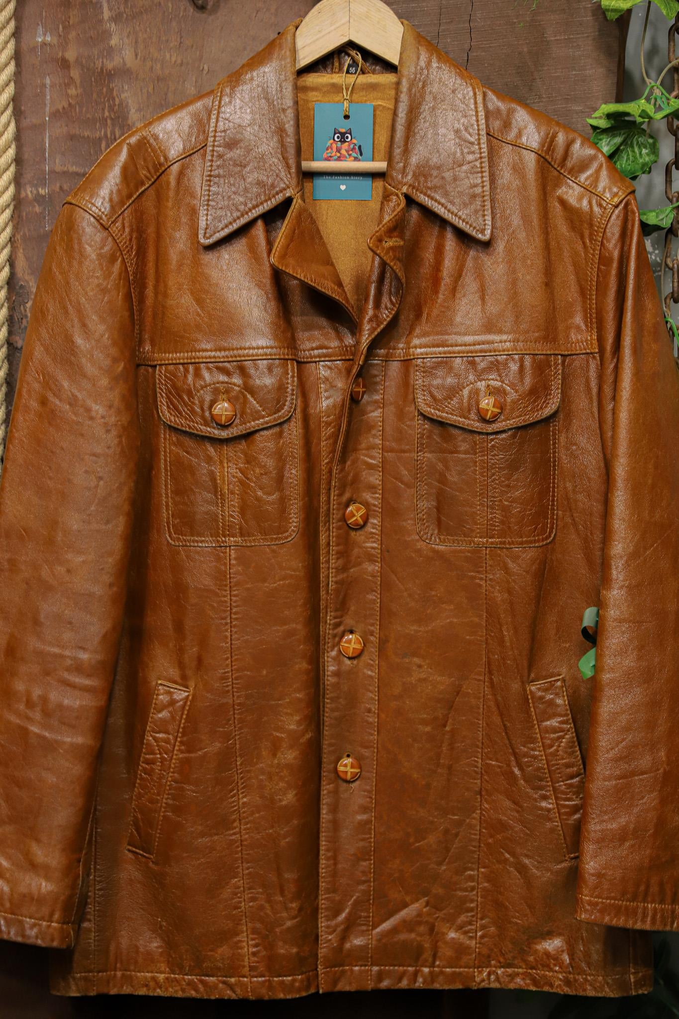 1970s Taba Blazer Deri Ceket