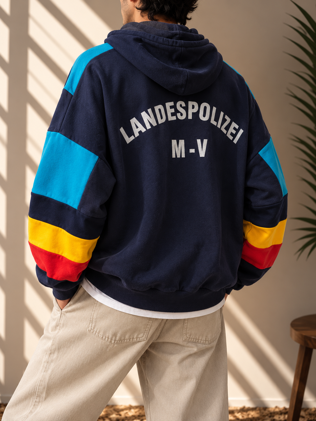 1980s Chevron Stripe JAKO Sweatshirt