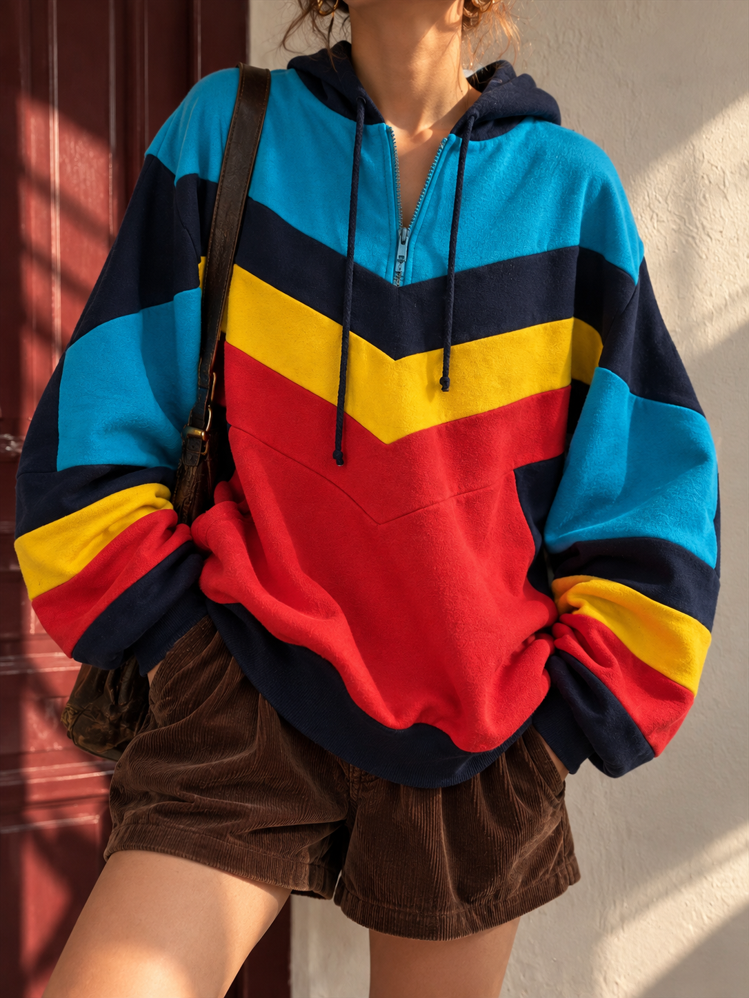 1980s Chevron Stripe JAKO Sweatshirt