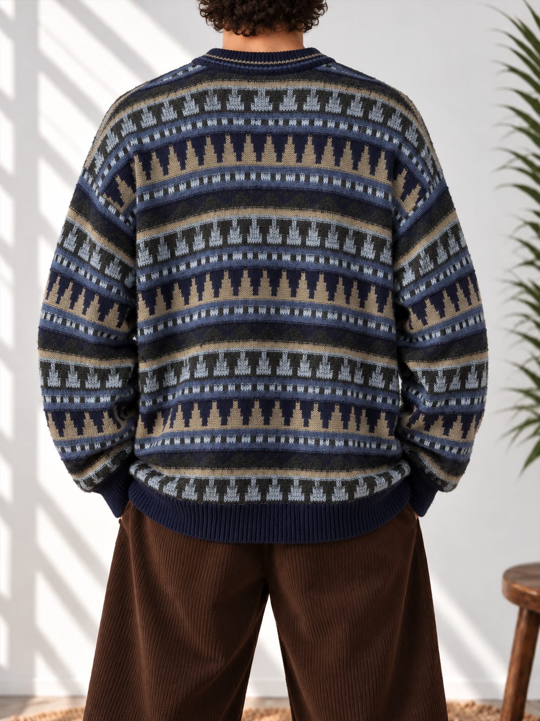 1990s Beige Nordic Kazak