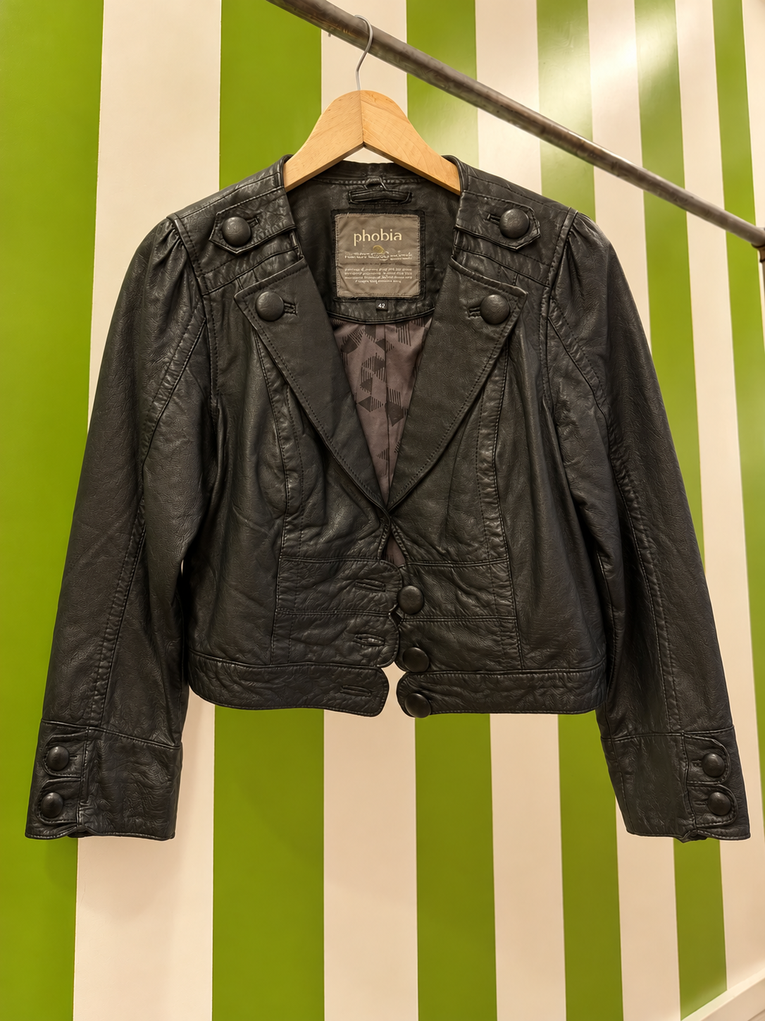 1990s Biker Deri Ceket