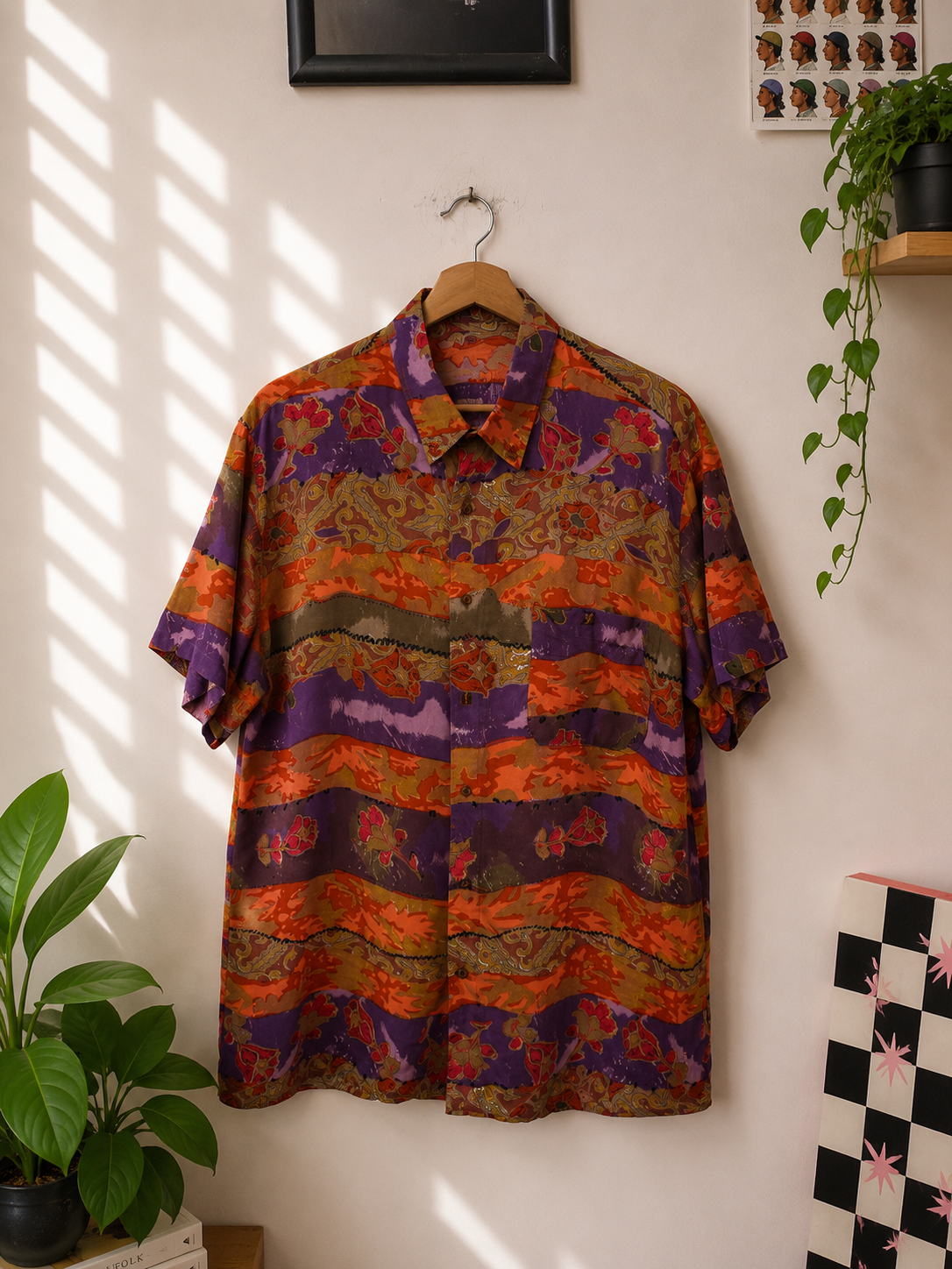 1990s Egzotik Oversize Gömlek