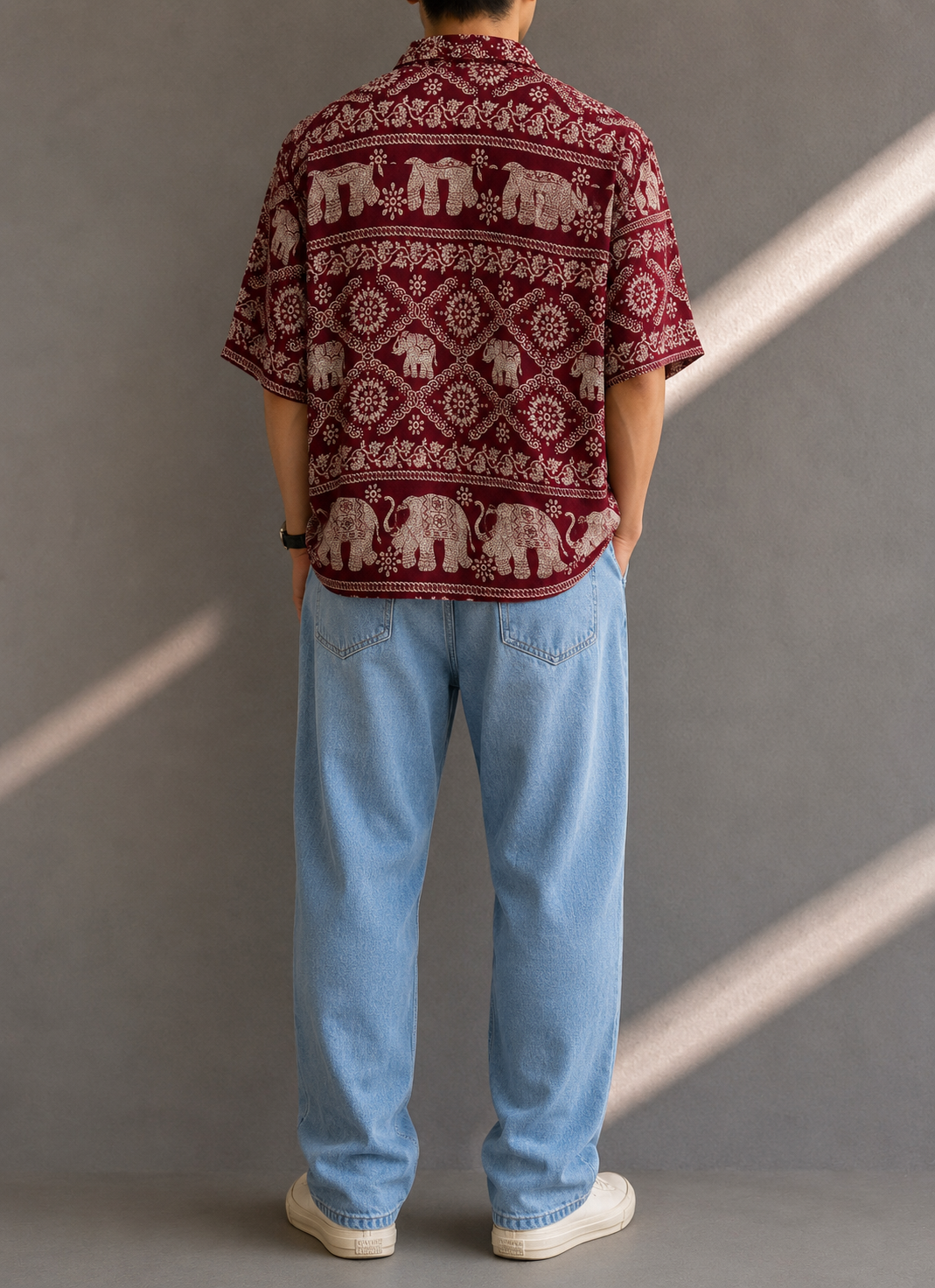 1990s Etnik Gömlek