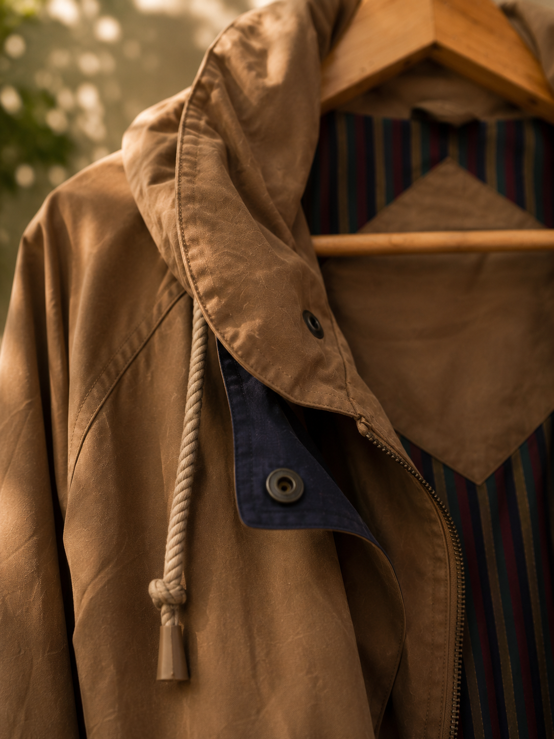1990s Korea Image Khaki Casual Tişört