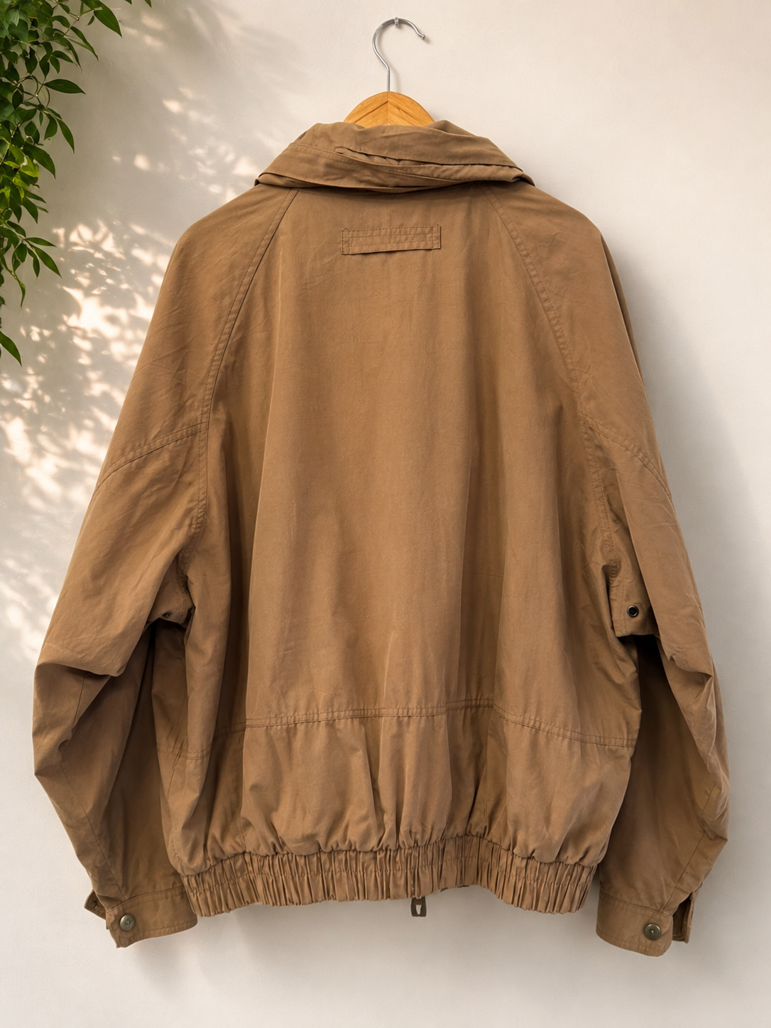 1990s Korea Image Khaki Casual Tişört