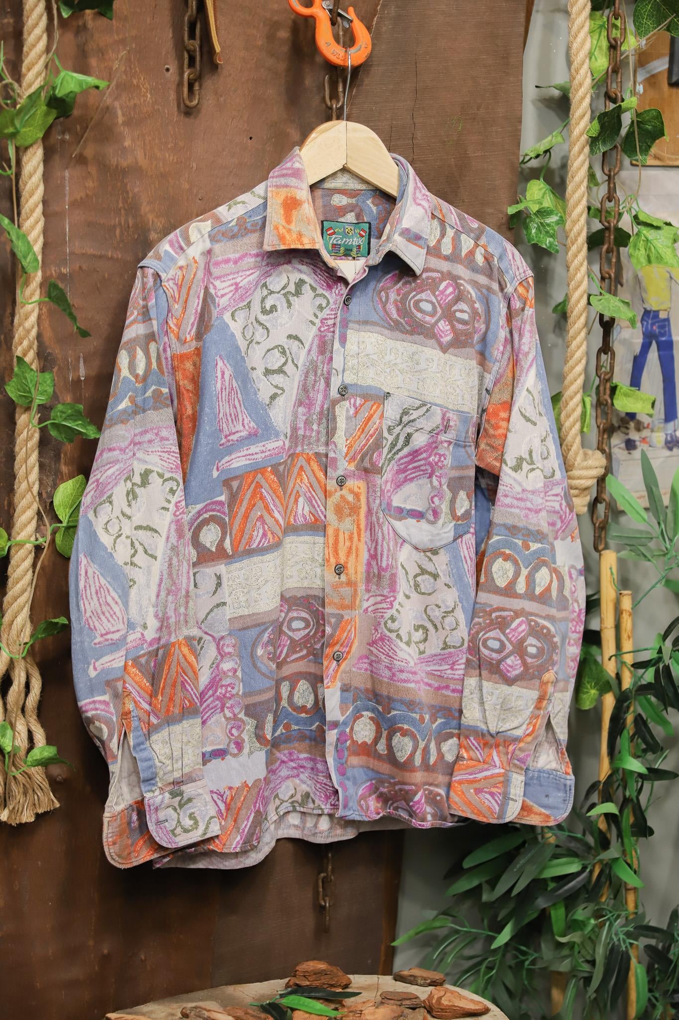1990s Oversize Artistik Gömlek