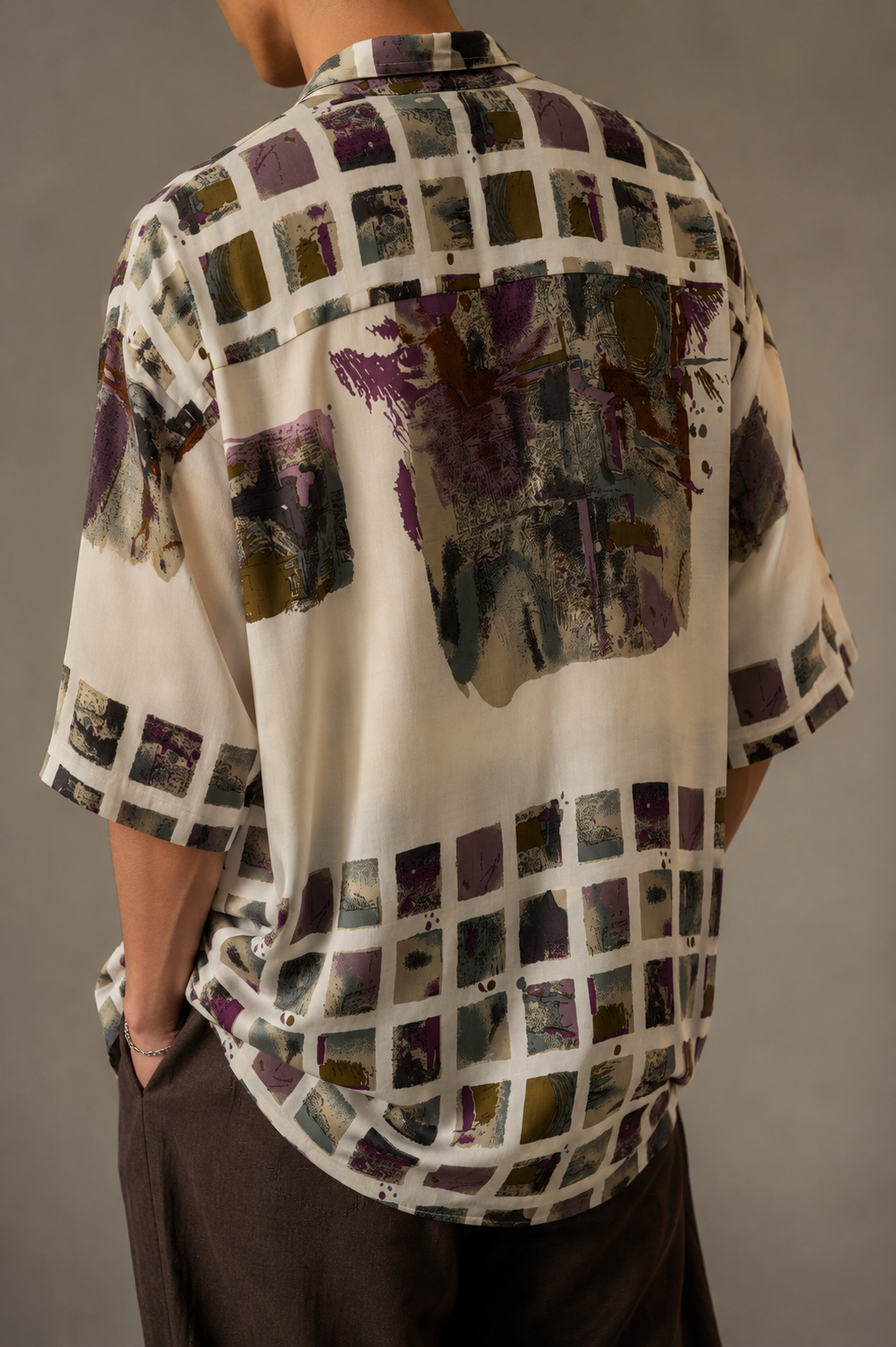 1990s Oversize Bohem Gömlek