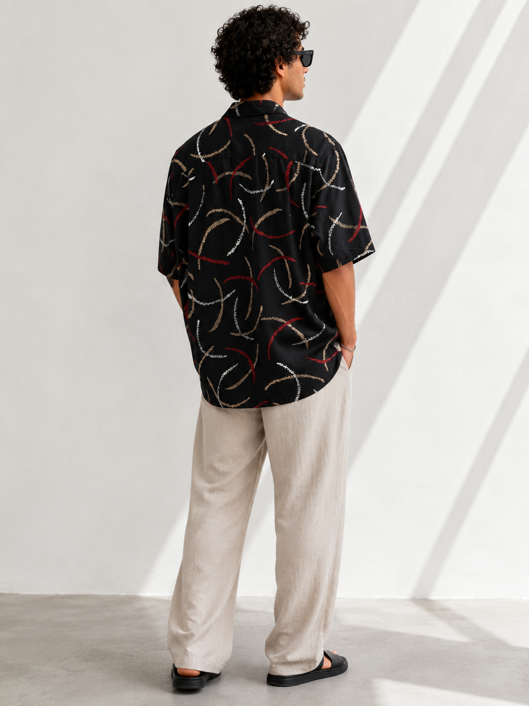 1990s Oversize Fırça Gömlek