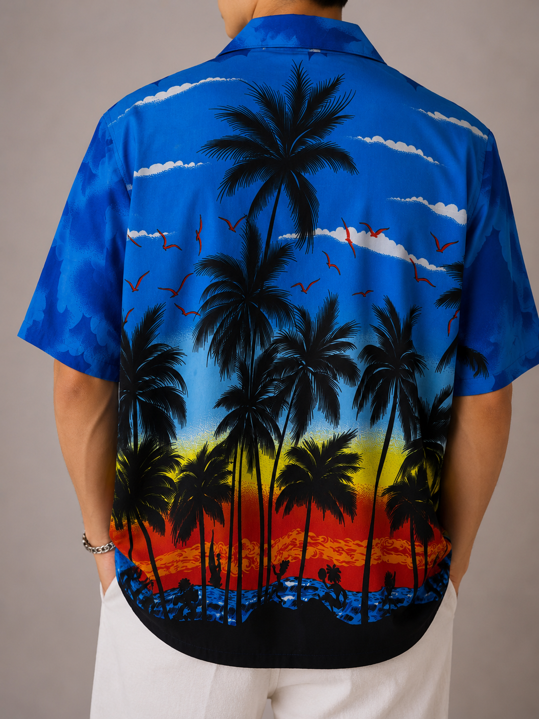 1990s Oversize Hawaii Gömlek