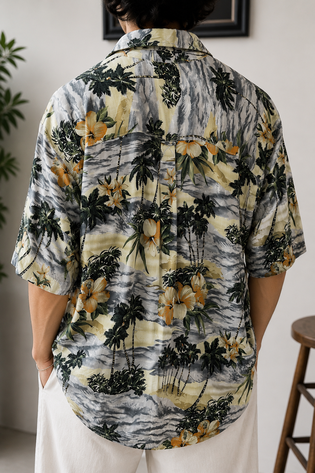 1990s Oversize Hawaii Gömlek