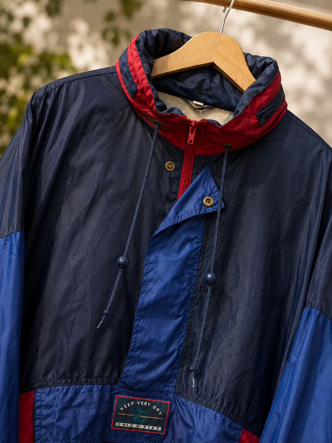 1990s Oversize Yağmurluk/Ceket