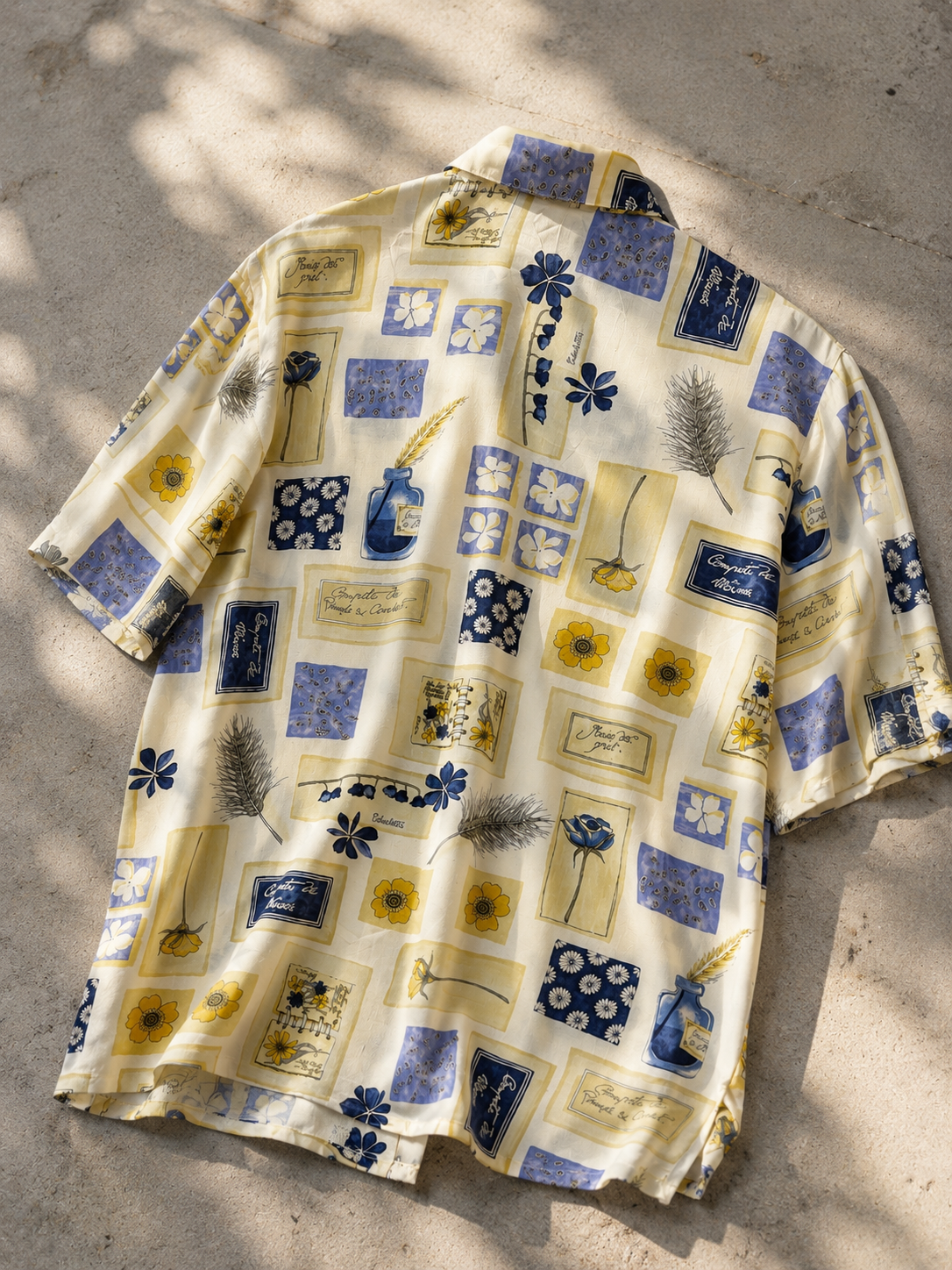 1990s Oversize Yves Gömlek