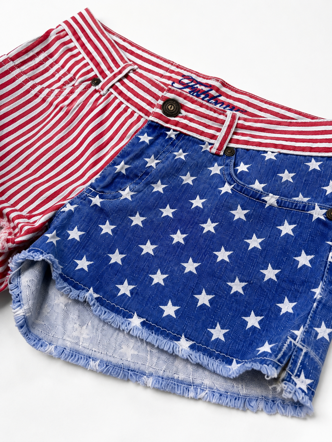 2000s Americana Style Jean Şort