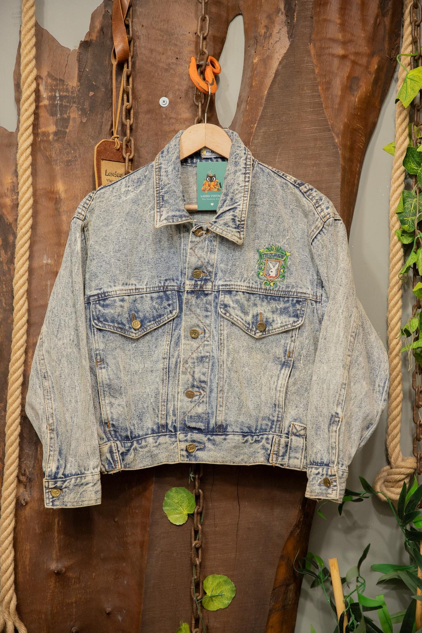 2000s Bunny Club Denim Ceket