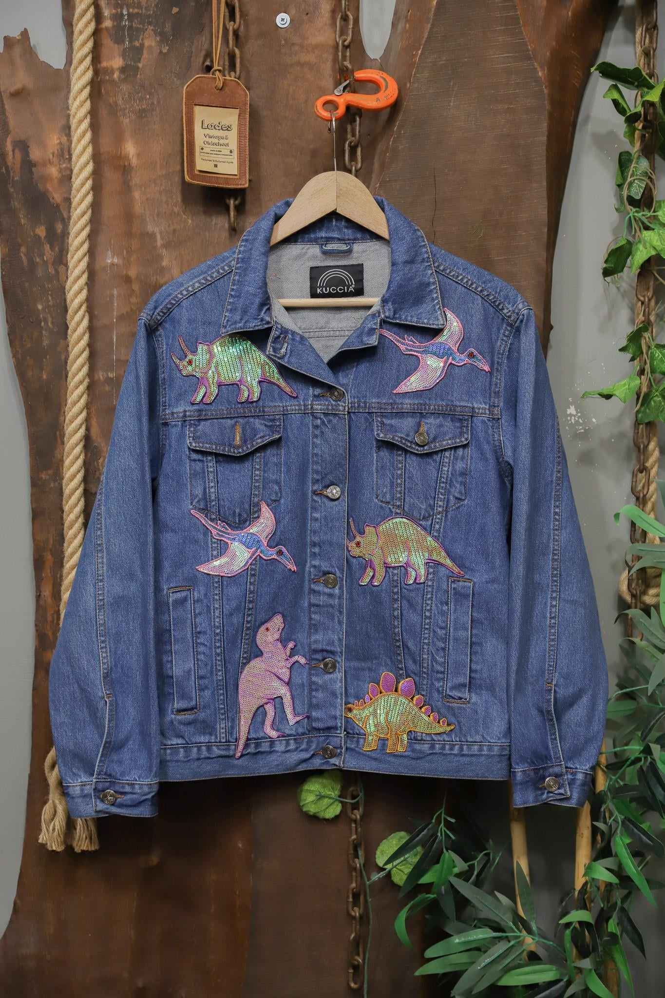 2000's Holographic Dina Patch Kot Ceket