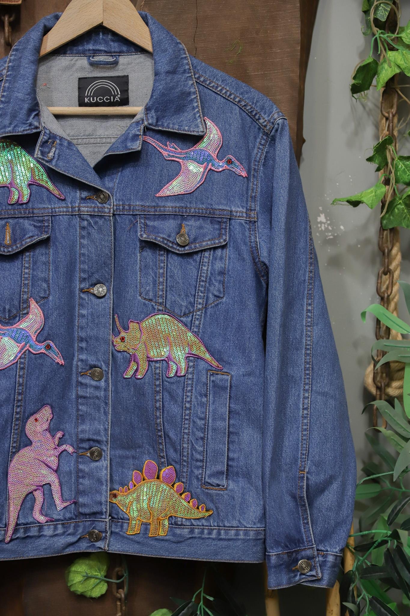 2000's Holographic Dina Patch Kot Ceket