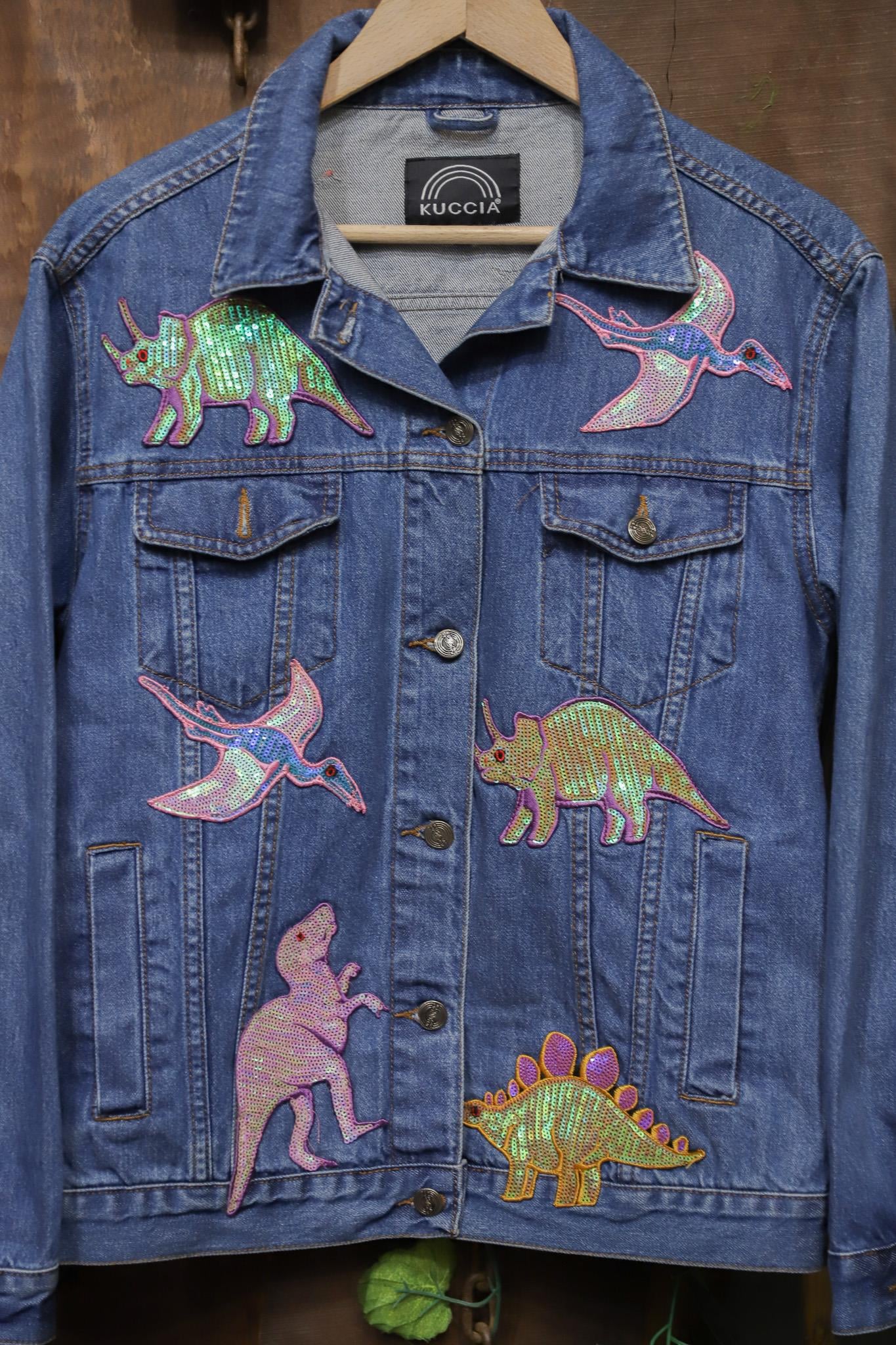 2000's Holographic Dina Patch Kot Ceket