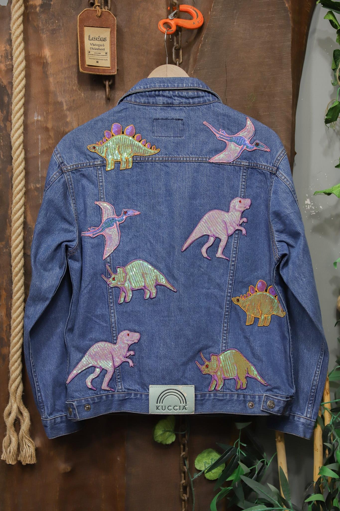 2000's Holographic Dina Patch Kot Ceket