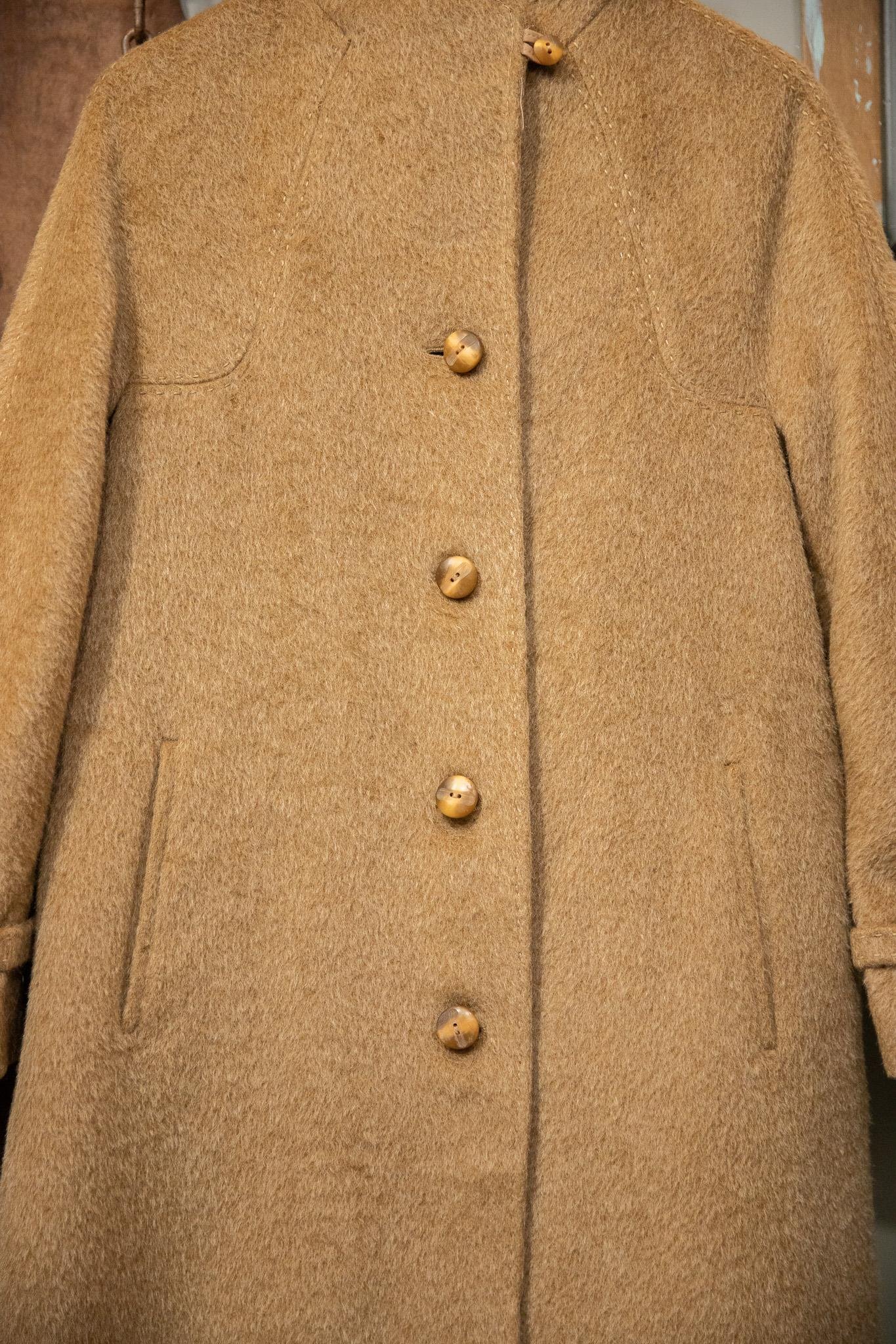 60's Classic Camel Wool Kaban