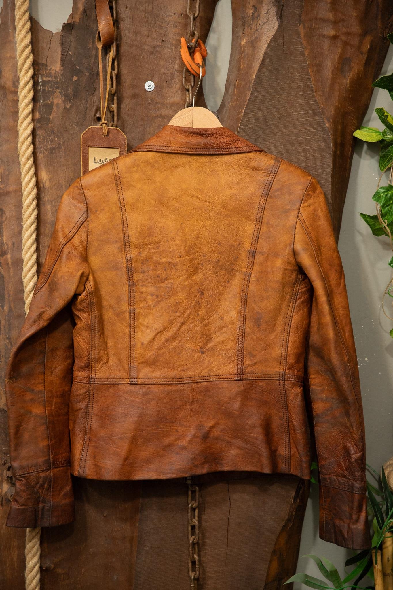 70's Western Classic Deri Ceket