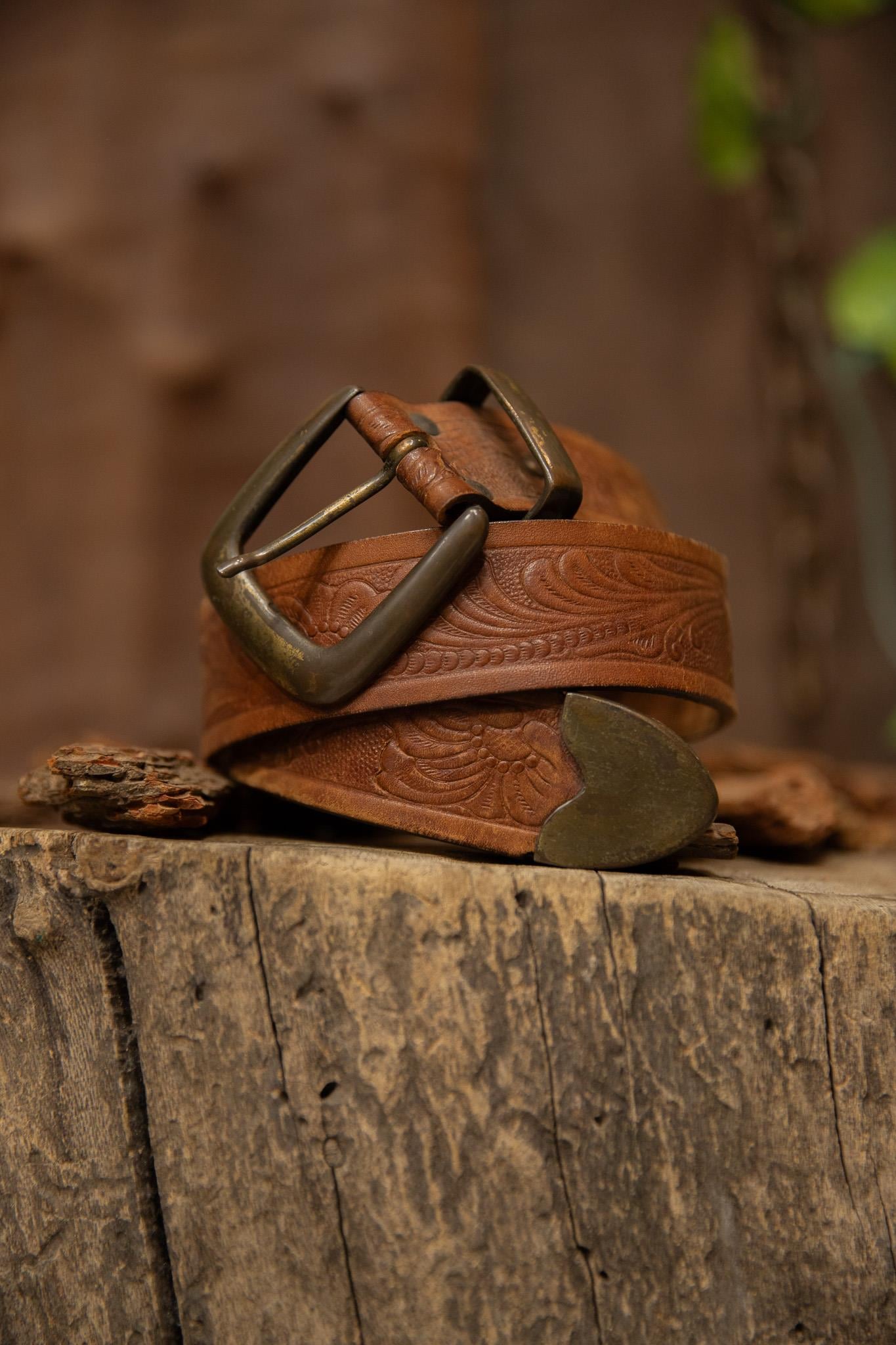 70's Western Cowboy Deri Ceket