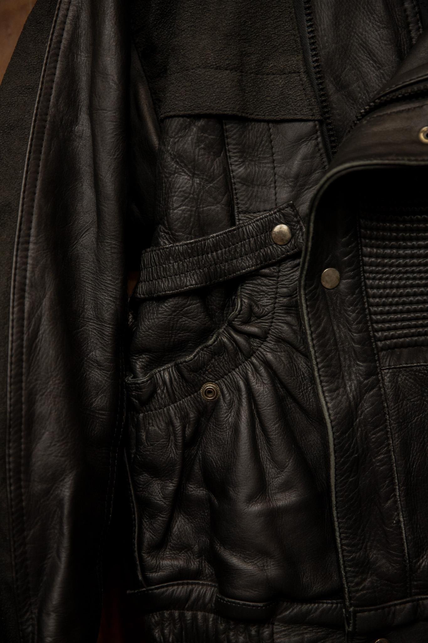 80's Biker Classic Moto Deri Ceket
