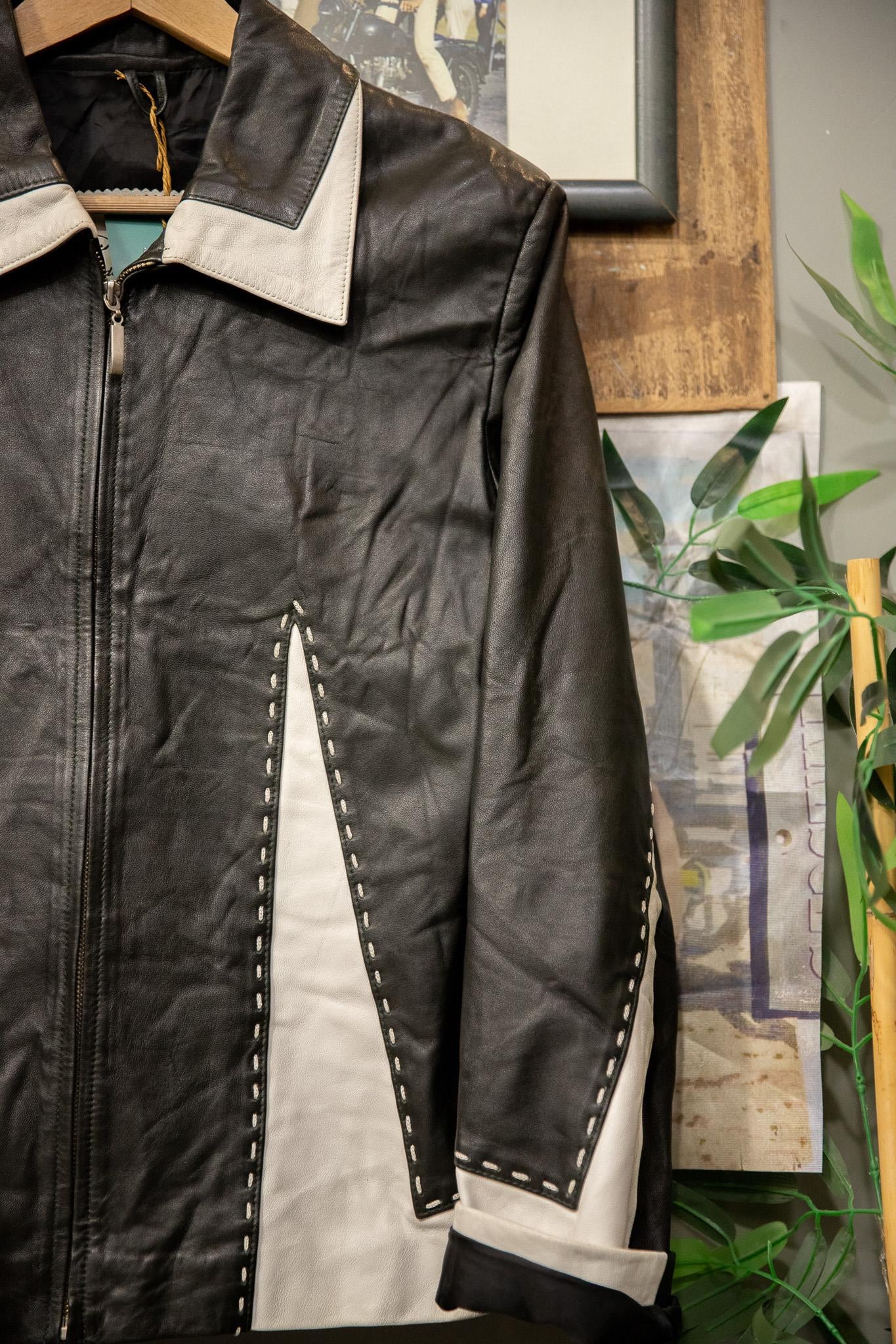 80's Classic Biker Deri Ceket