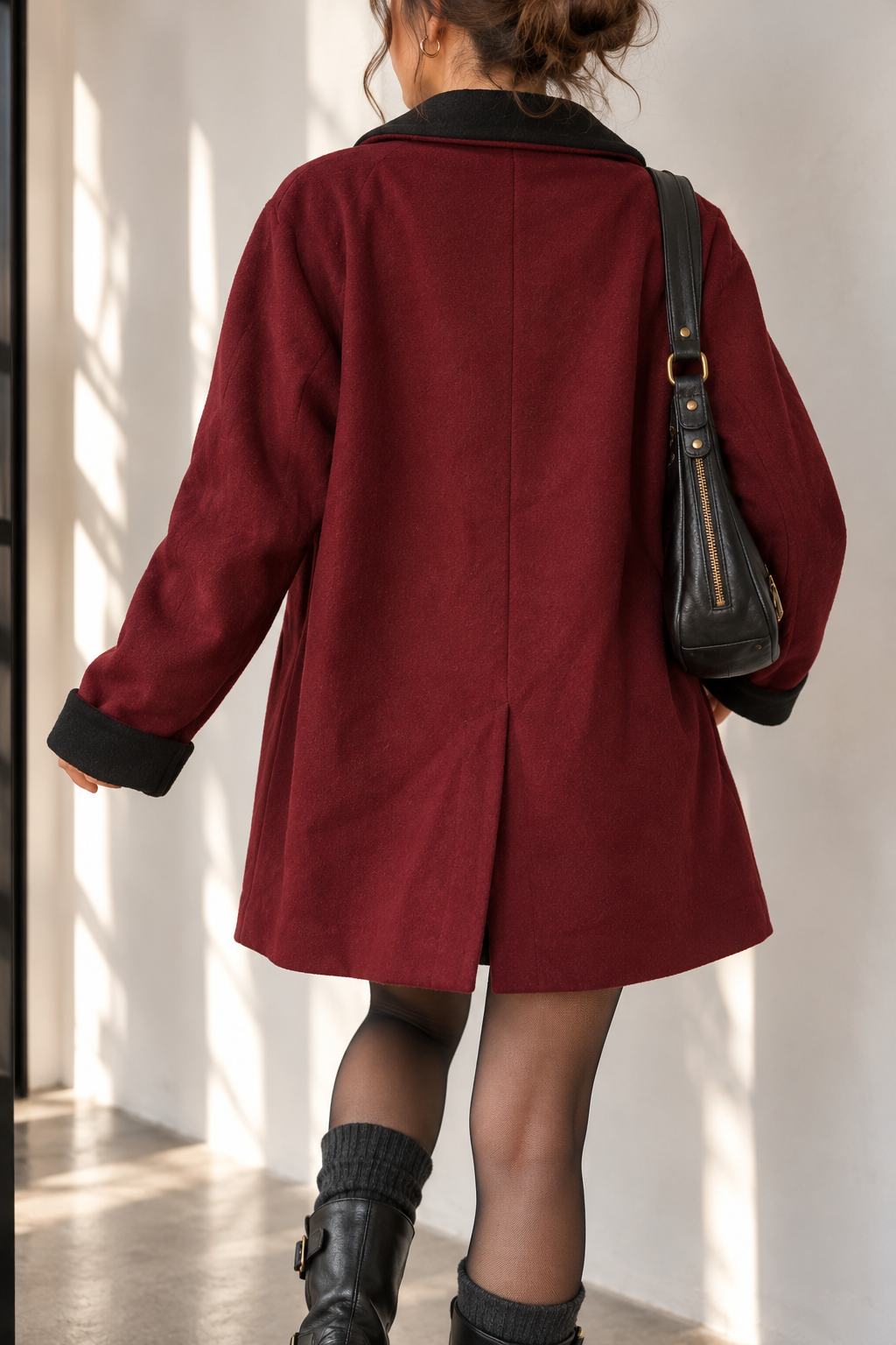 80s Classic Wool Coat