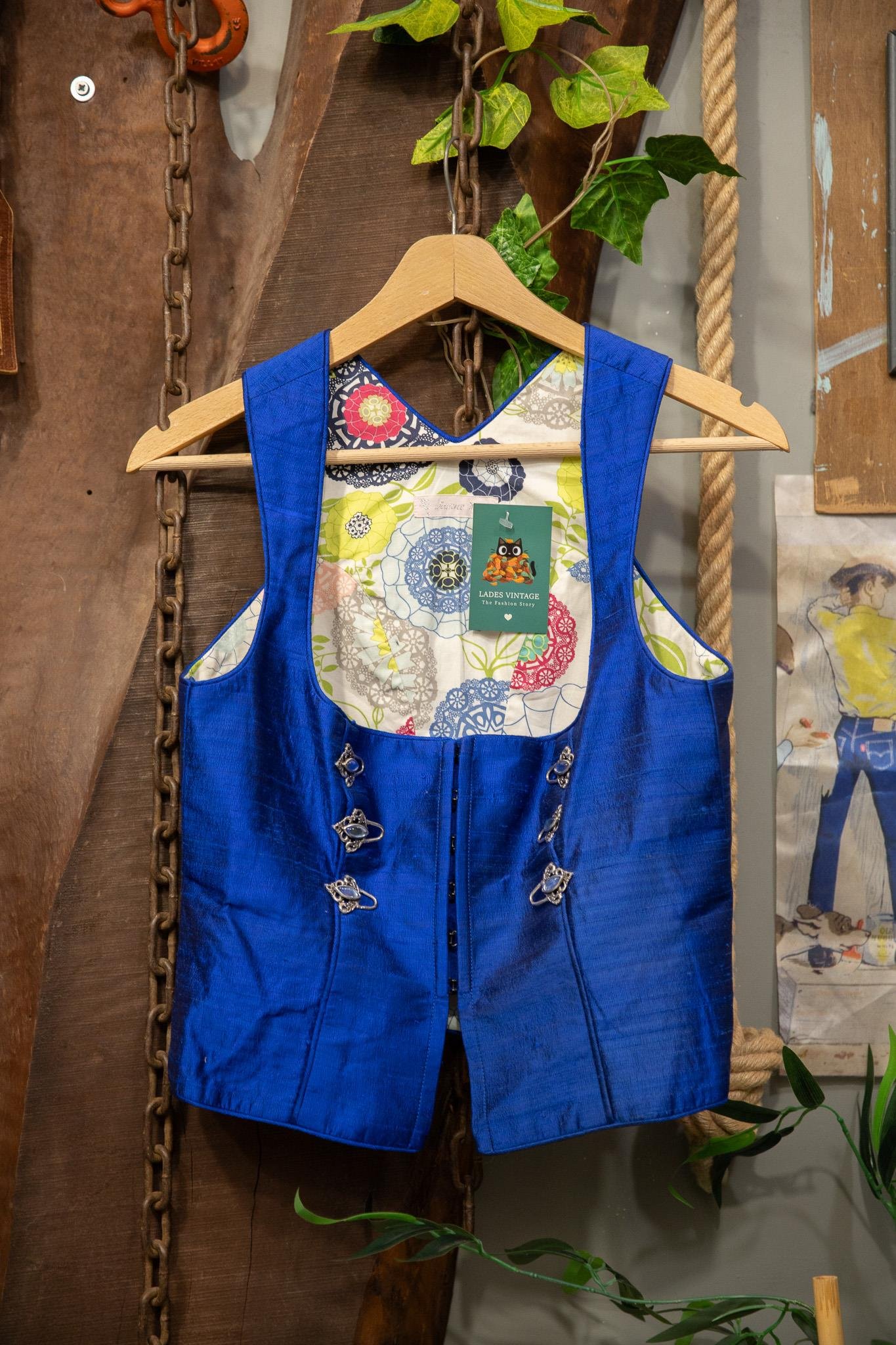 80's Dirndl Style Korse/Yelek