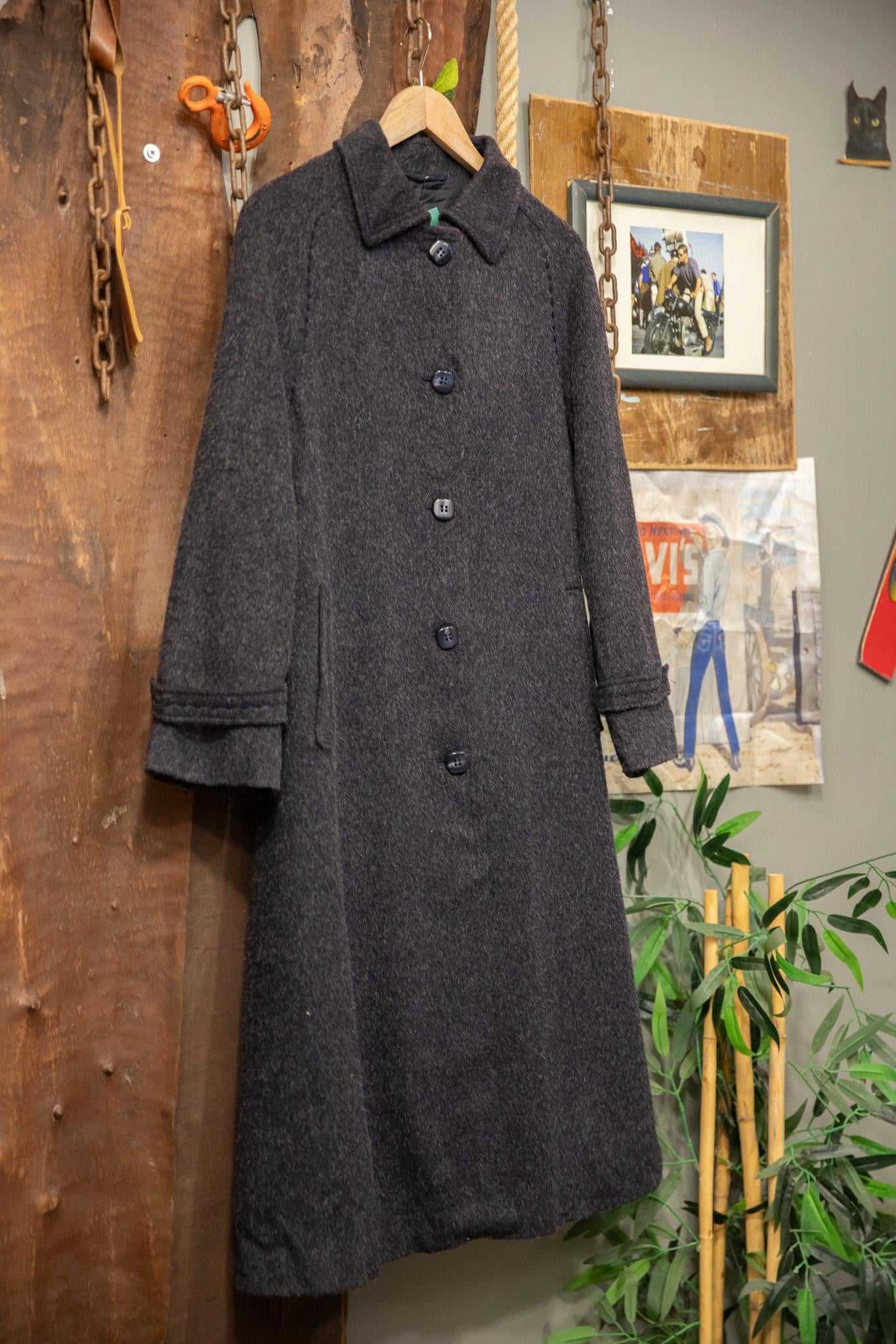 80's Elegant Oversize Wool Kaban