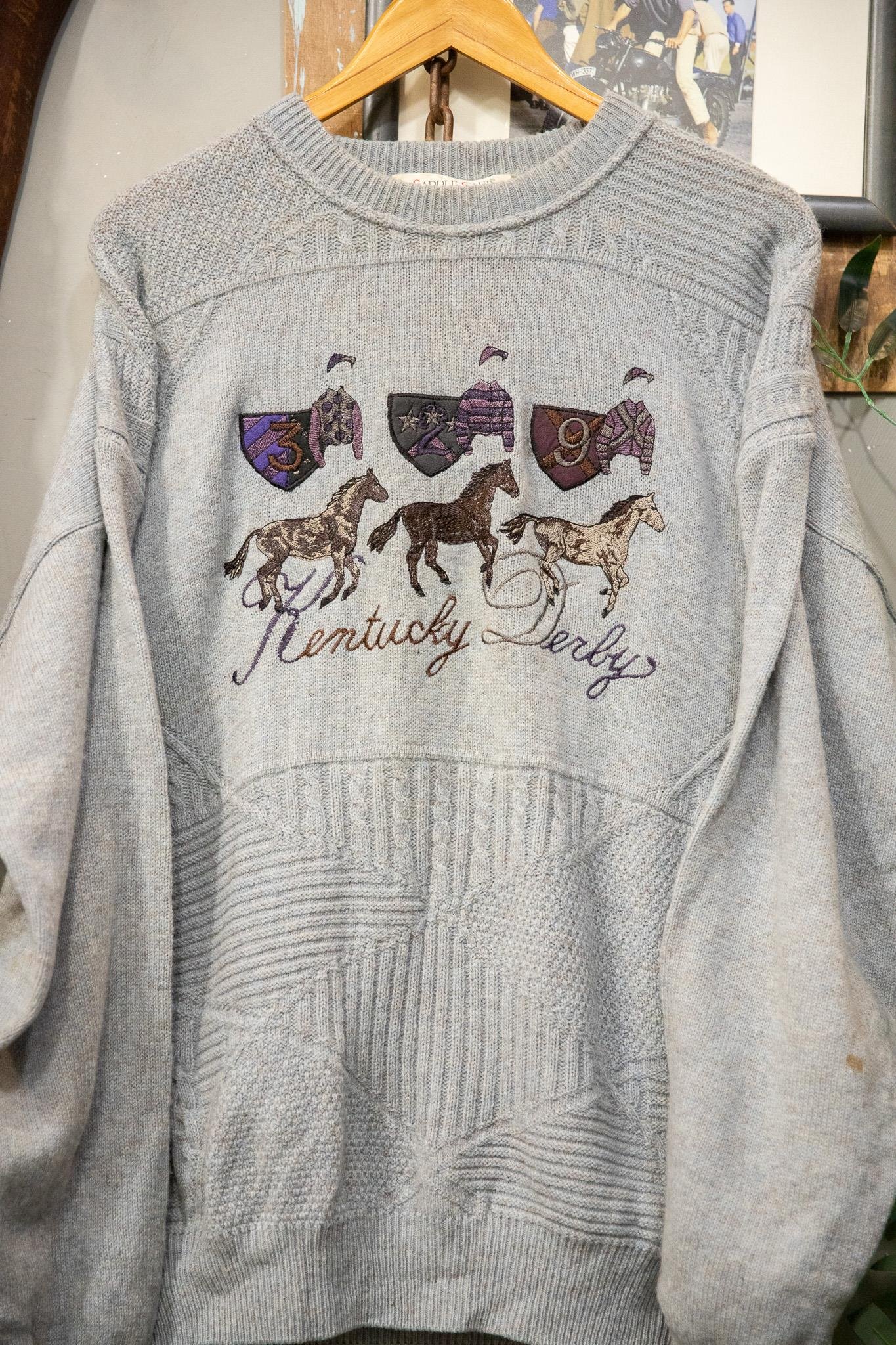 80s Equestrian Wool Kazak