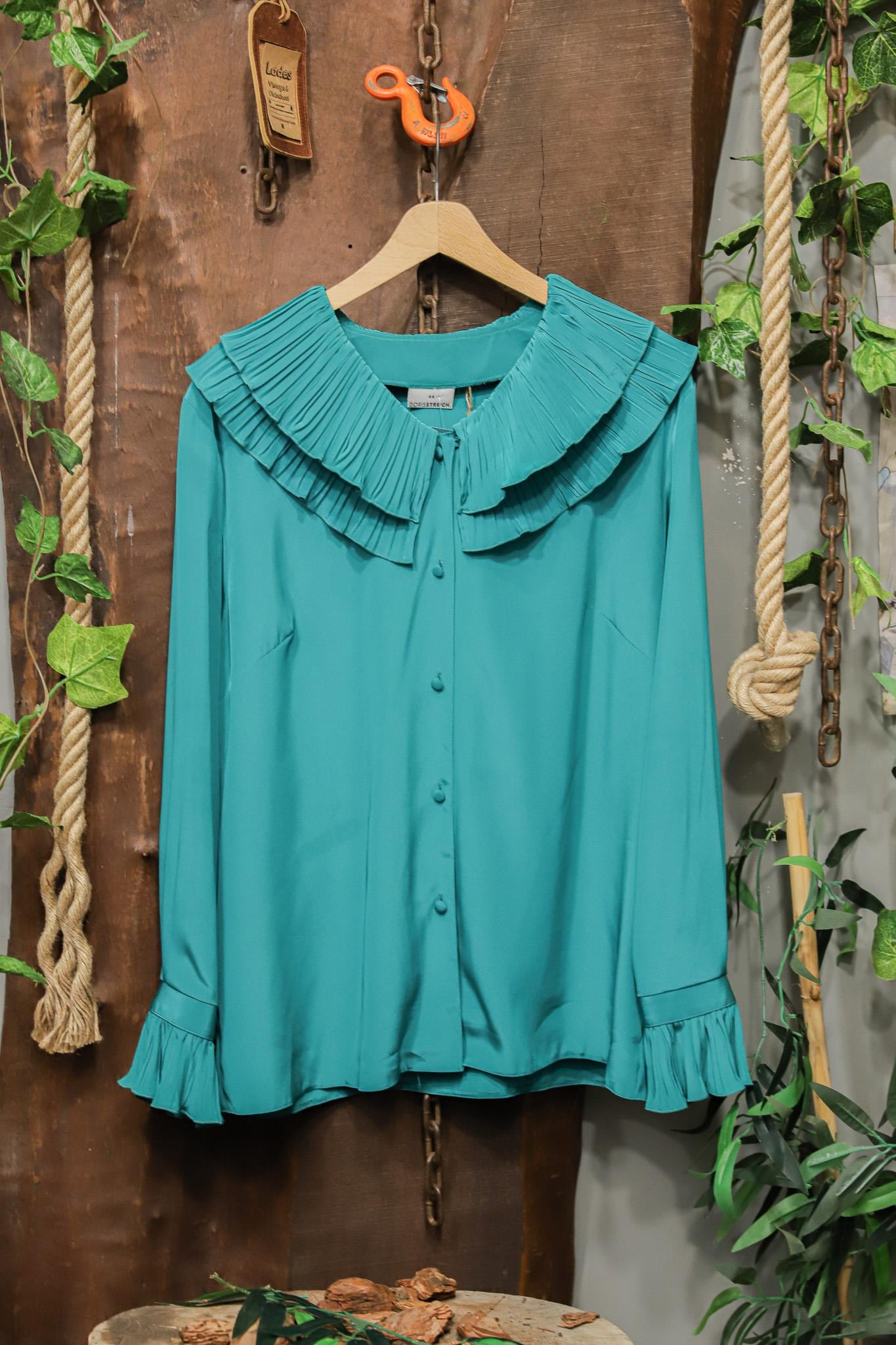 80s Fırfır Yaka Gömlek/Blouse