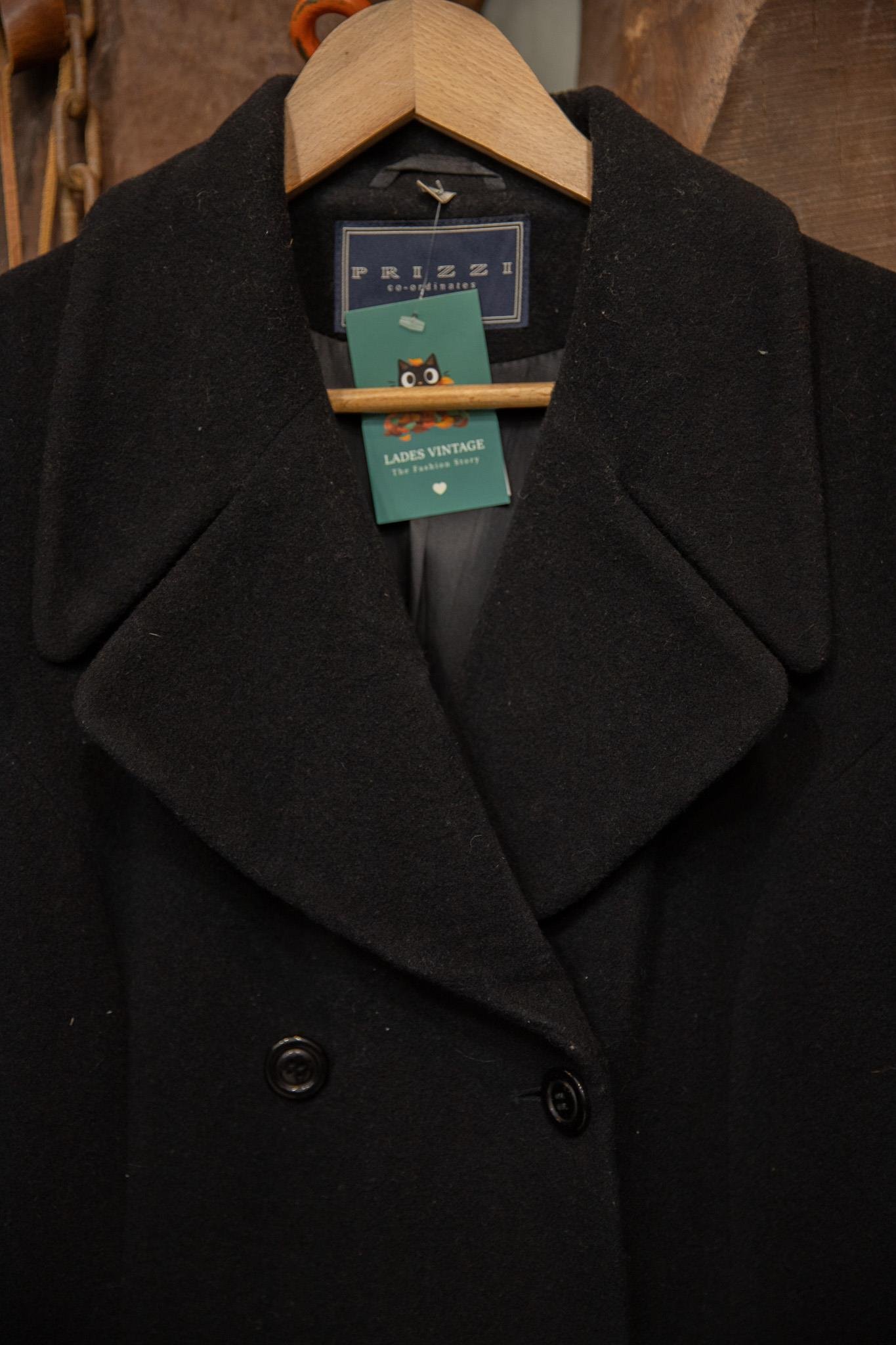 80's Oversize Classic Wool Kaban