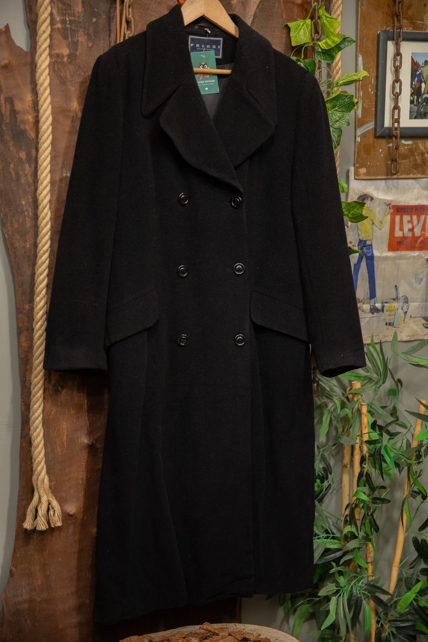 80's Oversize Classic Wool Kaban