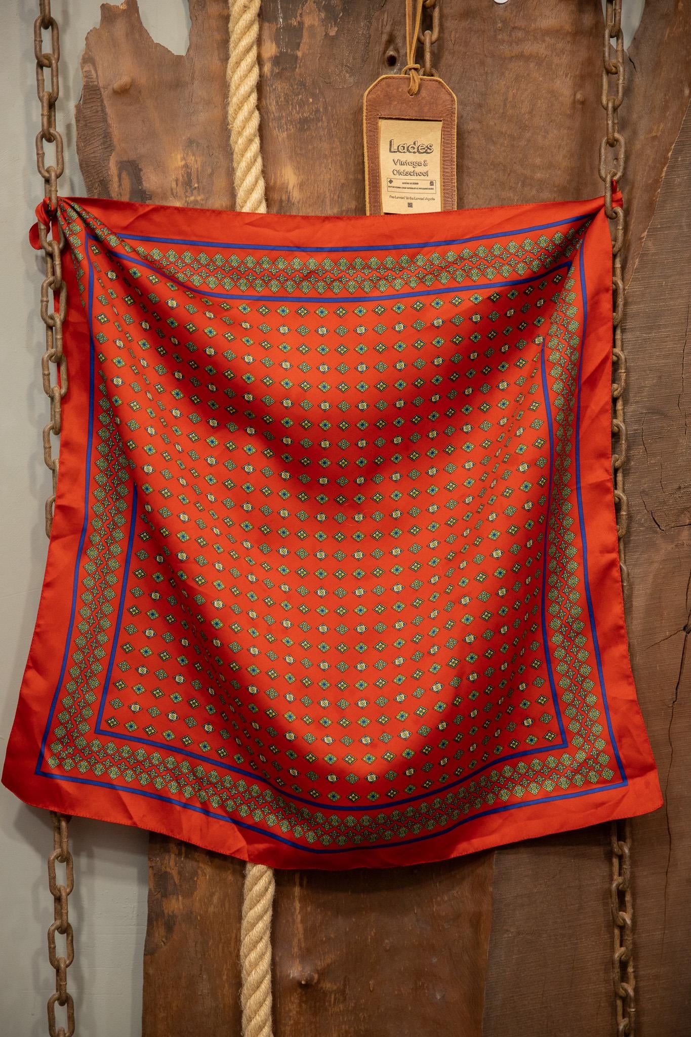 80's Silk Mozaik Fular
