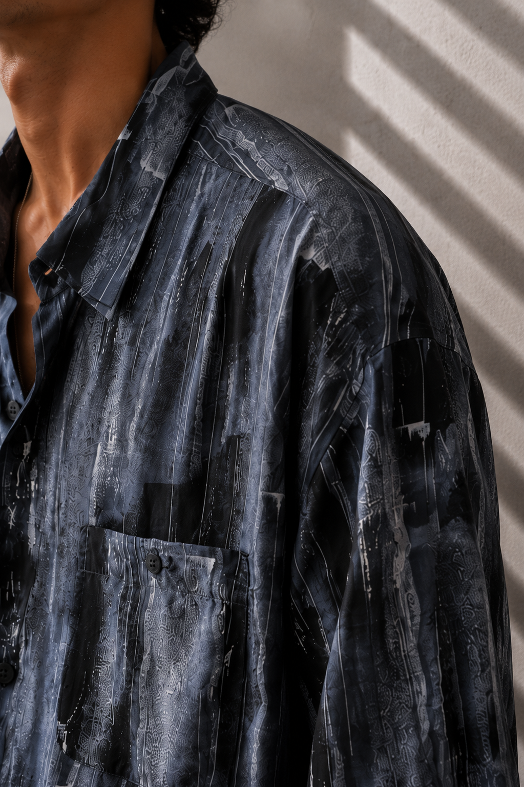 80s/90s Batik Oversize Gömlek