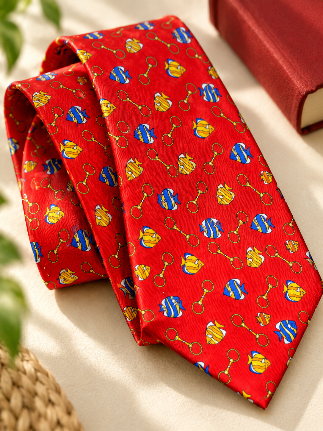 80s/90s Bright Red Kravat