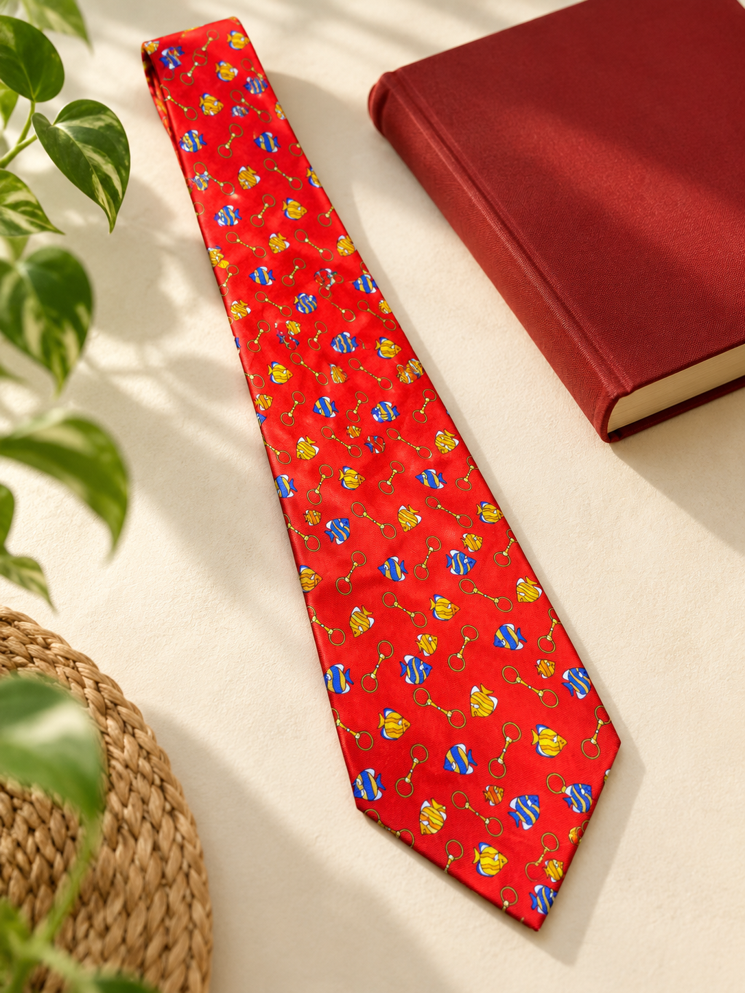 80s/90s Bright Red Kravat