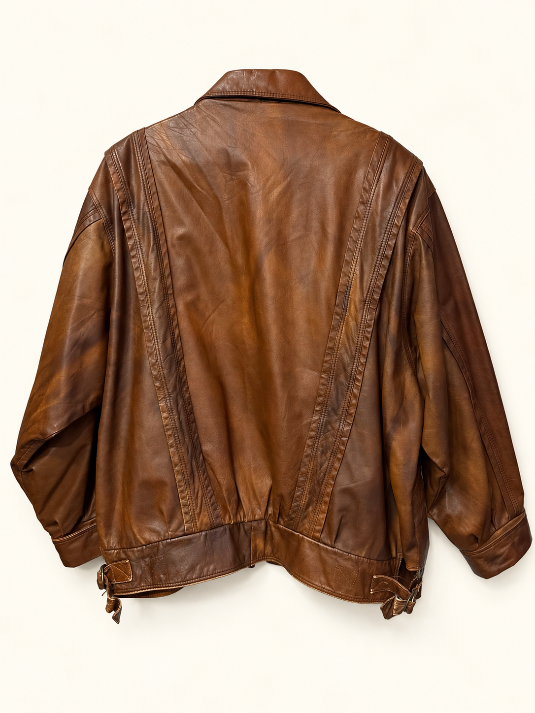 80s/90s Brown Classic Deri Ceket