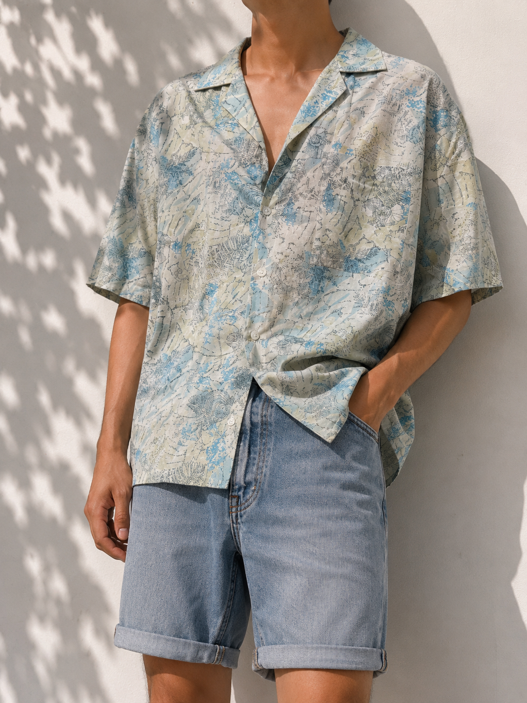 80s/90s Casual Beach Gömlek