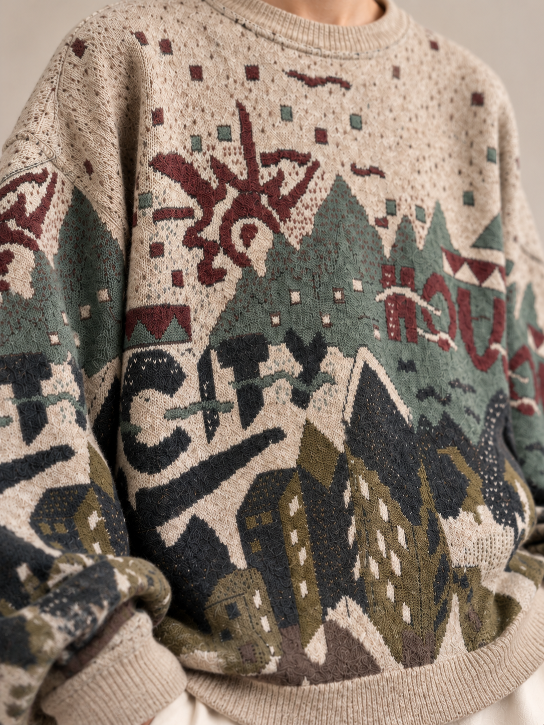 80s/90s Earth Tones City Kazak